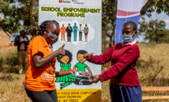 Launch of the school empowerment program in disadvantaged rural primary schools in Kenya